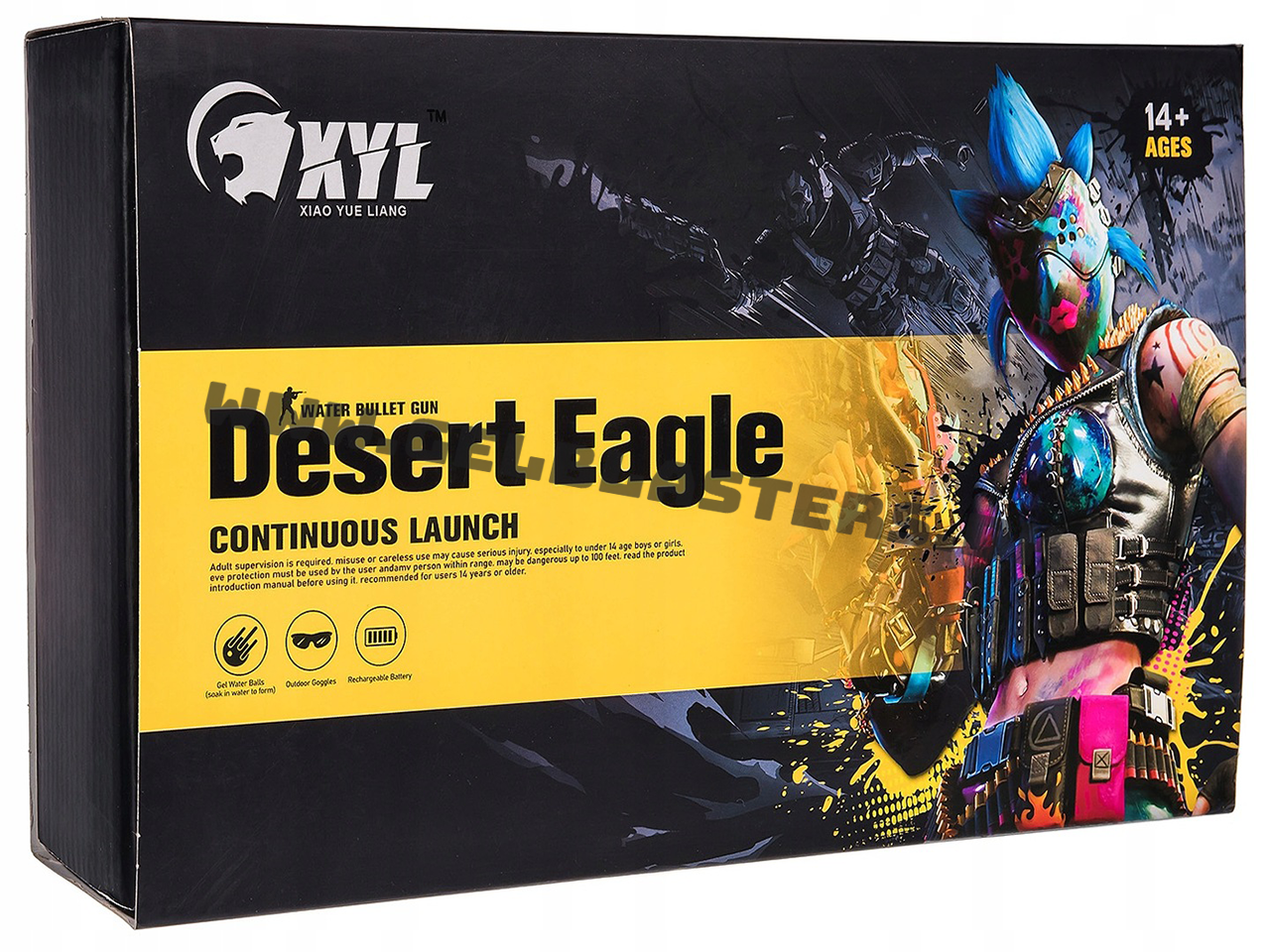 Gel Blaster Desert Eagle - Pink Devil Edition