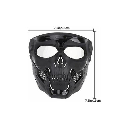 Gel Blaster Fullface Maske - Skeleton Gel Blasters Danmark