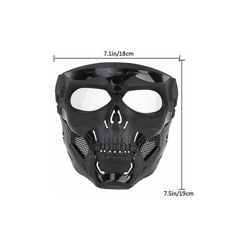 Gel Blaster Fullface Maske - Skeleton