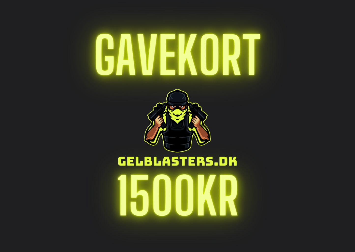 Gel Blaster Gavekort Gelblasters.dk