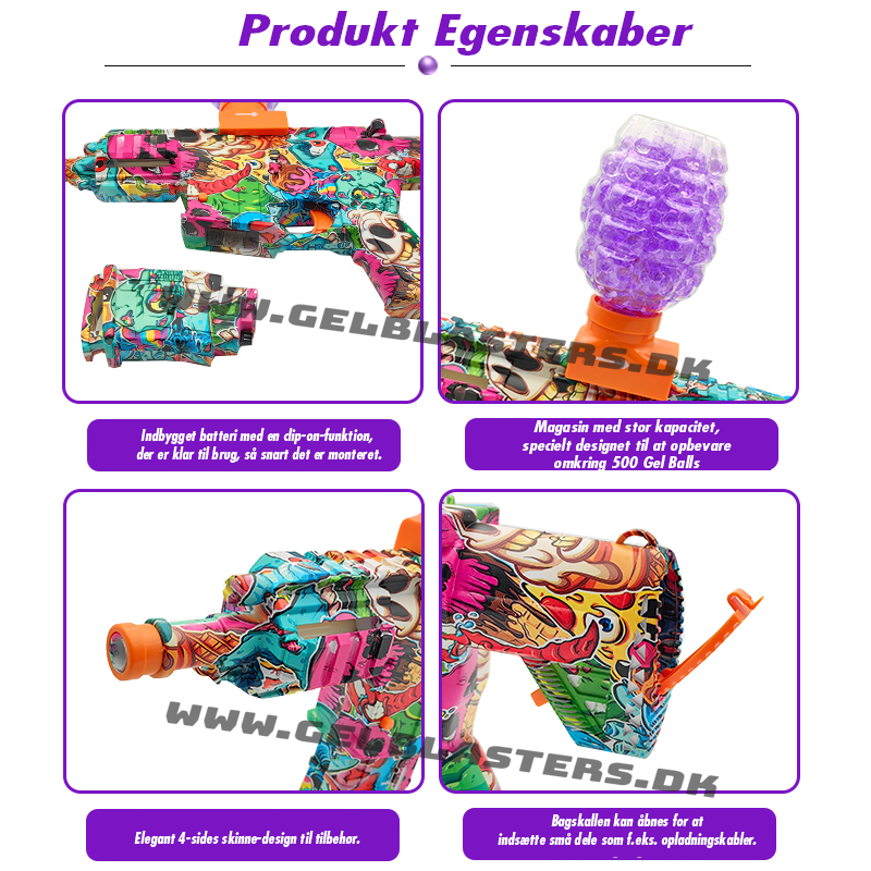 Gel Blaster M416 Mini 2.0 - Crazy Skull